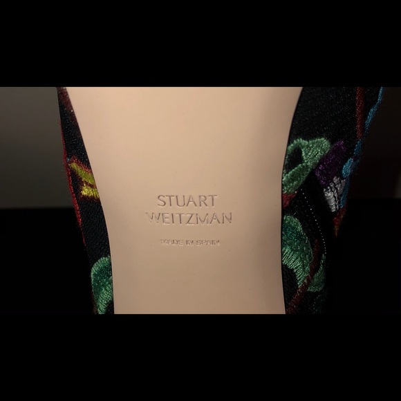 Stuart Weitzman”PureMuilti”Embroid.Ankle Boot-38.5 - Picture 8 of 9